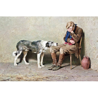 РЕПРОДУКЦИИ НА КАРТИНИ Вярност (1869)